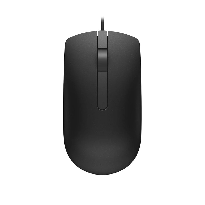 Dell MS116 Wired Optical Mouse - Black - فأرة